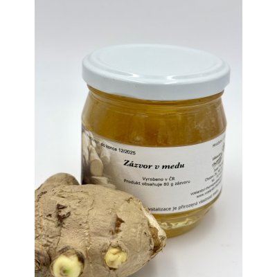 Včelařství Thomayer Zázvor v medu 250 g – Zboží Dáma