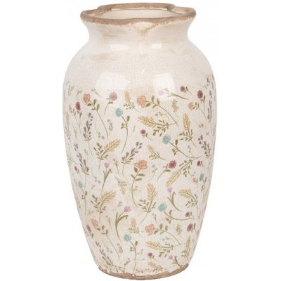 Keramická váza s kvítky Floral Cartoon L – 21x37 cm – Hledejceny.cz