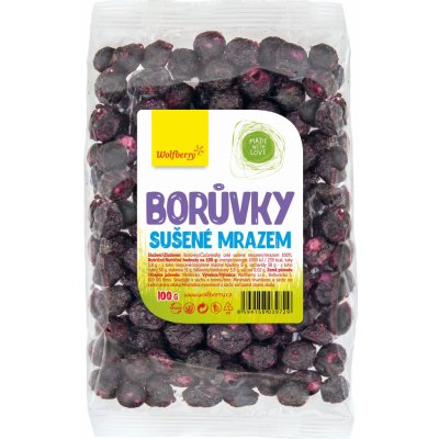 Wolfberry Borůvky lyofilizované 100 g – Zbozi.Blesk.cz