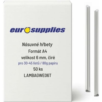 Eurosupplies 6 mm čiré, 30-45 listů, (50 ks) – Hledejceny.cz