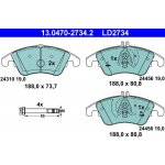 ATE 13.0470-2734.2 Sada brzdových destiček, kotoučová brzda (13.0470-2734.2) | Zboží Auto
