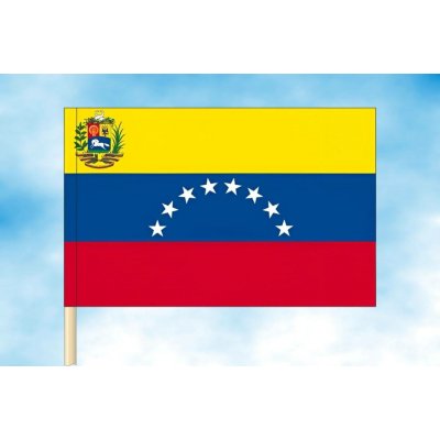 LIBEA, s.r.o. Vlajka Venezuely Rozměr: 100×150 cm, Uchycení: Návlek na žerď – Hledejceny.cz