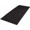 Střešní krytiny Onduline Base Intense 200 cm × 85,5 cm × 2,6 mm černá (1 ks)