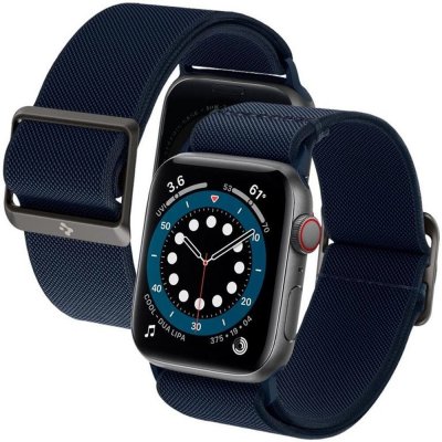 Spigen Lite Fit nylonový řemínek pro Apple Watch 45mm / 44mm / 42mm - námořně modrý AMP02287 – Zboží Mobilmania