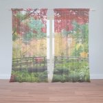 Sablio Záclony Most v parku: 2ks 150x250cm – Hledejceny.cz