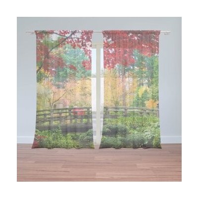 Sablio Záclony Most v parku: 2ks 150x250cm – Hledejceny.cz
