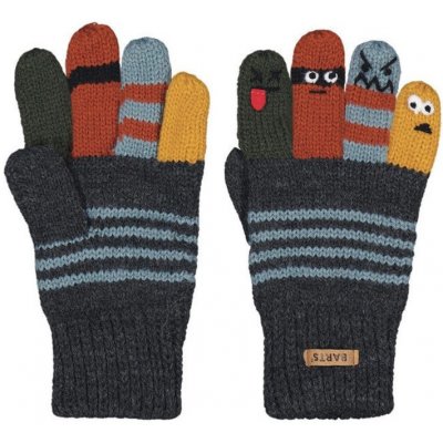 Barts rukavice Puppeteer Gloves Dark Heather – Zboží Mobilmania