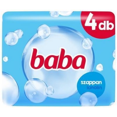Baba mýdlo s lanolinem 4 x 90 g – Zboží Dáma