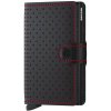 Peněženka Peněženka Miniwallet Secrid Perforated Black-Red