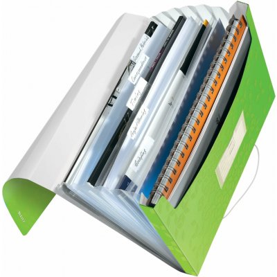 Leitz Wow PP A4 Aktovka na dokumenty 6 částí zelená – Zboží Živě