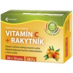Noventis Vitamín C + Rakytník 40 tablet – Hledejceny.cz