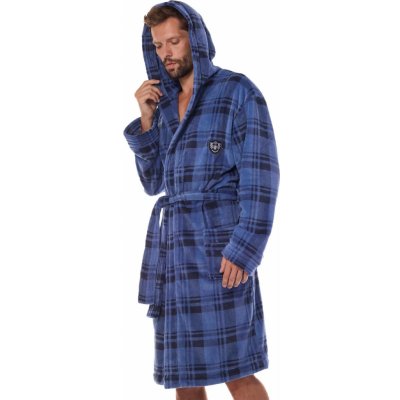 L&L pánský župan Pedro navy modrá tmavá – Zboží Dáma