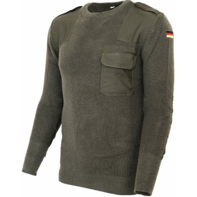 Bundeswehr svetr vlněný BW nový original zelený – Zboží Dáma