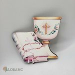 Loranc Magnetka na dort Kalich a bible růžová – Hledejceny.cz
