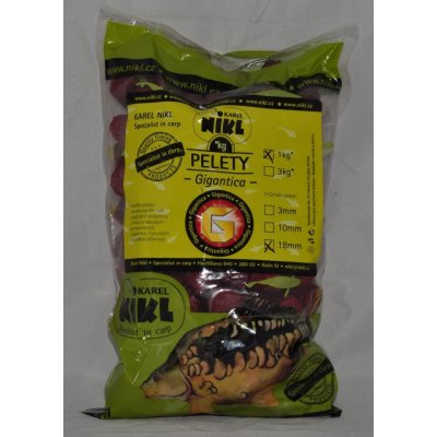 Karel Nikl Pelety Gigantica 1kg 3mm – Zboží Mobilmania