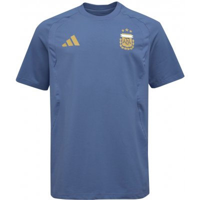 adidas Afa Tiro Travel Tee modrá zlatá – Sleviste.cz