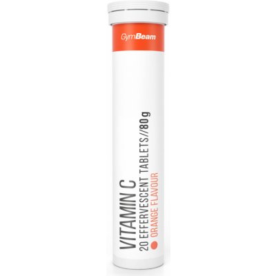 GymBeam Vitamín C 1000 mg s 20 tablet pomeranč