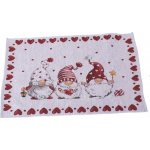 Dakls Vánoční prostírání Skřítci červená 30x45cm – Hledejceny.cz