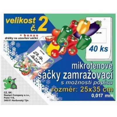 Restart Company Zamrazovací sáčky č.2 - 25 x 35 cm - SMZ-0003 – Zboží Dáma