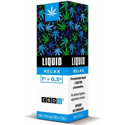 CBDex Liquid Relax 1% CBD +05% CBG 10 ml – Zboží Mobilmania