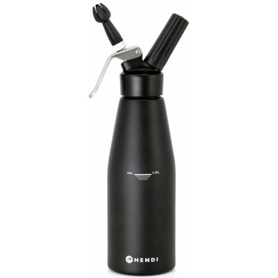 HENDI Šlehačková láhev, Kitchen Line, 0,95L, Černá, – Zbozi.Blesk.cz