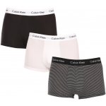 Calvin Klein sada boxerek Cotton Stretch 3P Lr Trunk U2664G IOT WhiteBlackStripe – Hledejceny.cz