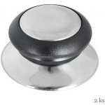 Orion Úchyt na poklici nerez pr 6cm, sada 2ks – Zboží Dáma
