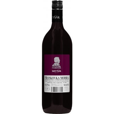 Matyšák Frankovka modrá 12,5% 1 l (holá láhev) – Hledejceny.cz