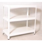 Biedrax Regál 50 x 90 x 120 cm 3 police bílý – Zboží Dáma