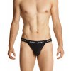 Boxerky, trenky, slipy, tanga Atlantic MP-1571 Jock strap pánské tanga černá