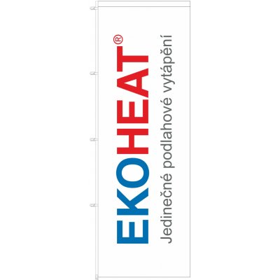 EKOHEAT Vlajka 100 x 300cm – Hledejceny.cz
