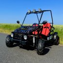 Leramotors Dětská benzínová Buggy SPIDER ATV 125ccm AUTOMAT - černá