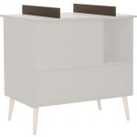 Quax Cocoon nástavba na přebalovací pult tmavě hnědá 70 x 50 cm – Hledejceny.cz