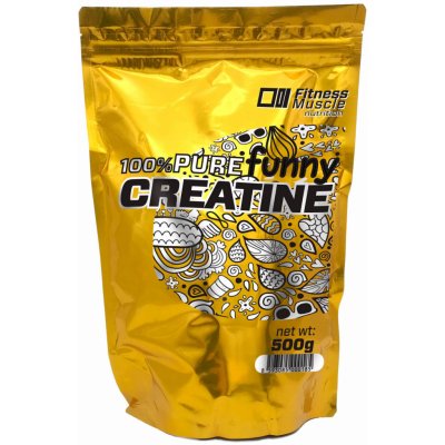 Fitness Muscle 100% Pure Funny Creatine Monohydrate 250g – Zboží Dáma