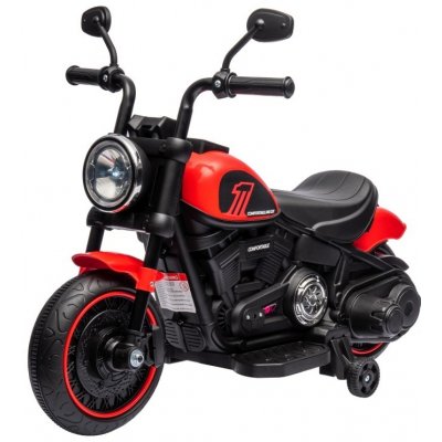 Mamido Dětská elektrická motorka Chopper Faster červená