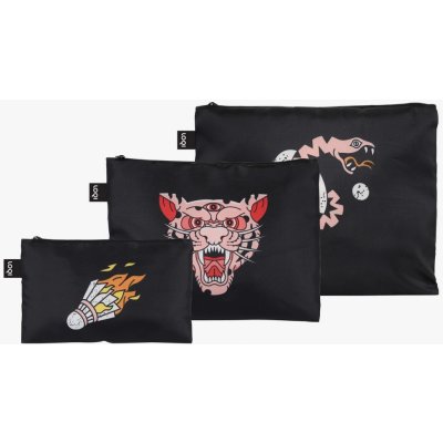LOQI Cestovní pouzdra na zip SET 3 ks SNASK – Zboží Dáma