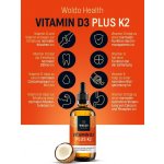 WoldoHealth Vitamin D3+K2 Kapky 1000 I.U. 50 ml – Zbozi.Blesk.cz