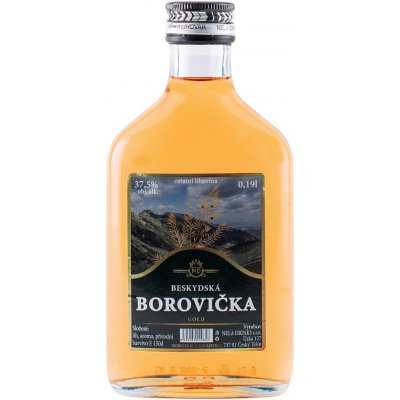 Beskydská Borovička 37,5% 0,19 l (holá láhev) – Hledejceny.cz