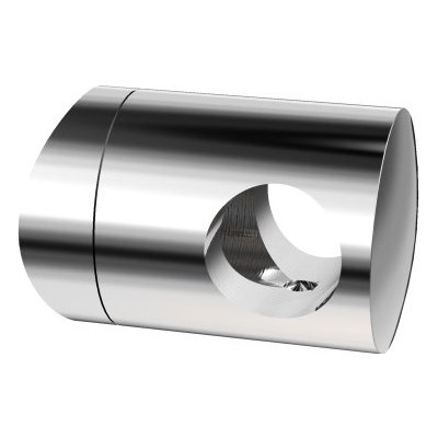 Hahn Steel Spojnicový úchyt pro tyč O12,0 mm / pro sloupek O42,4 mm, nerezová ocel AISI 316, leštěný – Zboží Mobilmania