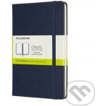 Moleskine Zápisník M tvrdé desky modrý čistý B6 104 listů – Hledejceny.cz