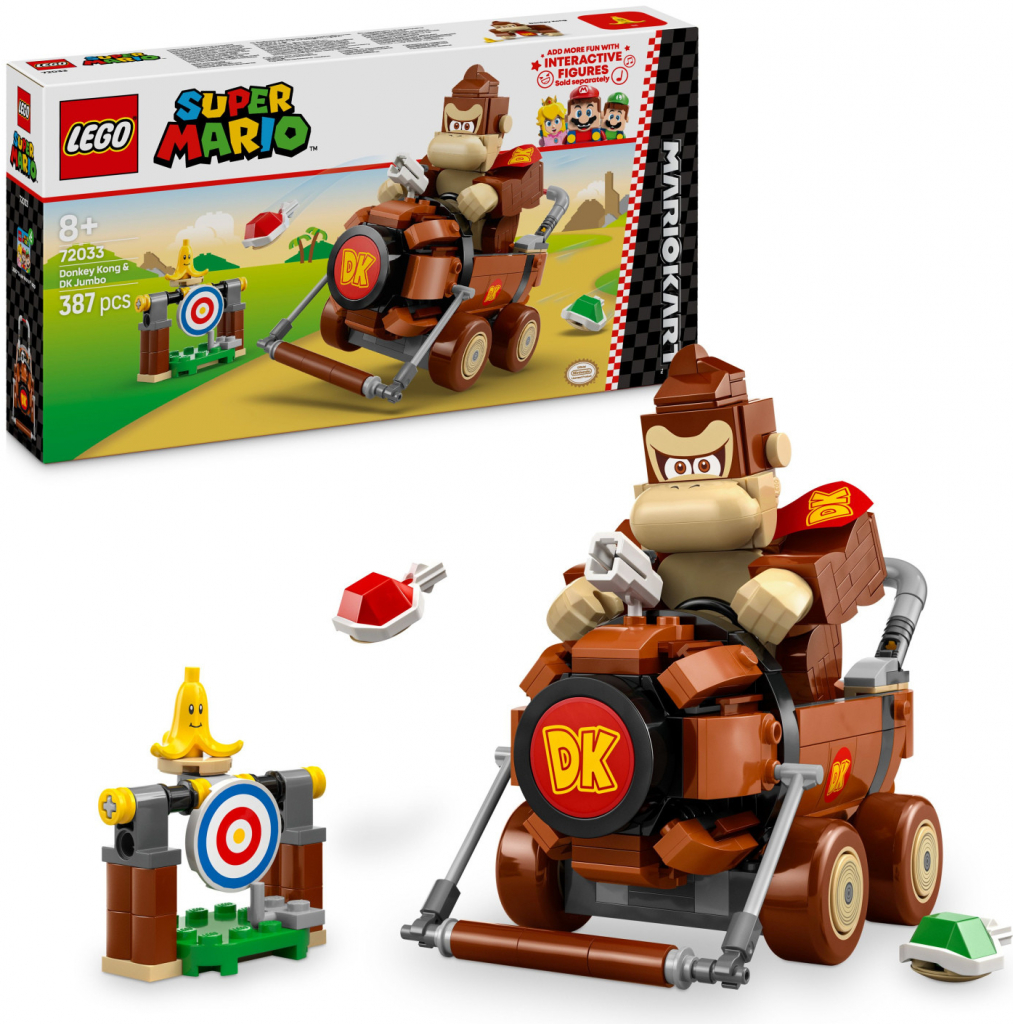 LEGO Super Mario 72033 Mario Kart – Donkey Kong a DK Jumbo