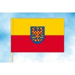 LIBEA, s.r.o. Moravská vlajka půlený list Rozměr: 100×150 cm, Uchycení: Návlek na žerď – Sleviste.cz