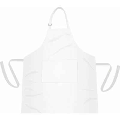 G.Gastro 5 ks Bistro zástěra Bílá Š x V 67x84 cm D9783198 – Hledejceny.cz