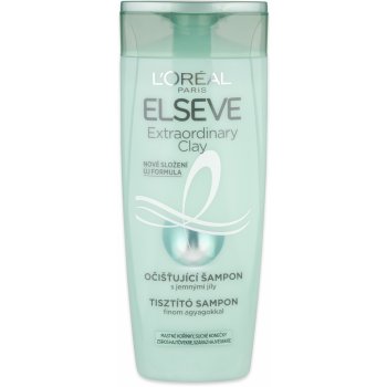 L'Oréal Elséve Extraordinary Clay šampon na mastné vlasy 250 ml od 55 Kč -  Heureka.cz