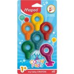 Maped Voskovky Color'Peps Baby Crayons 6 ks – Zboží Dáma