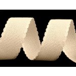 Prima-obchod Kanavný pás šíře 30 mm zoubkovka, barva 2 naturale – Zboží Mobilmania