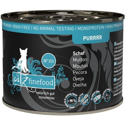 Catz finefood CF Purr No.113 se skopovým masem 200 g – Zbozi.Blesk.cz