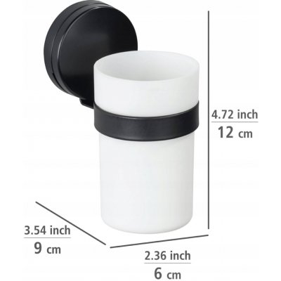 Wenko nádoba na zubní kartáček PAVIA Static-Loc – Zboží Dáma