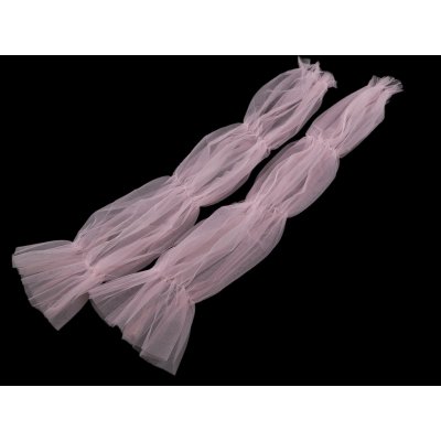 Elegantní tylové rukávy 70 cm, střední, růžová sv. – Zboží Dáma