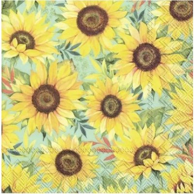 Ubrousek 33x33 cm SLUNEČNICE – Zboží Dáma